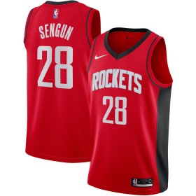Dres Houston Rockets Alperen Sengun 28 Nike 2022-23 Icon Edition Crvena Swingman